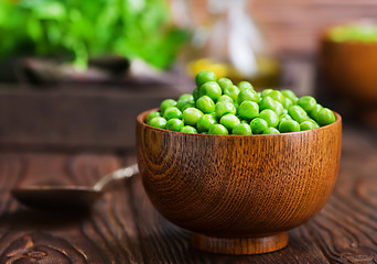 Image showing green peas