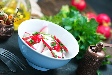 Image showing radish salad