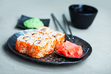 Image showing sushi