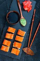 Image showing sushi