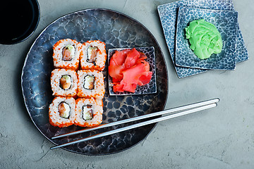 Image showing sushi