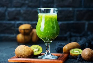 Image showing kiwi smoothie