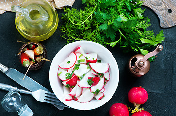Image showing radish salad