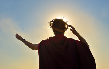 Image showing Jesus Christ with crown of thorns