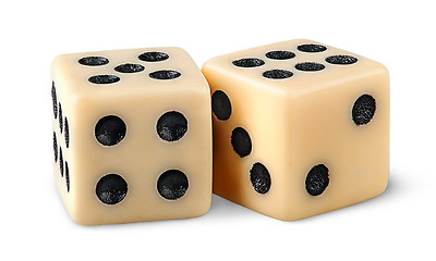 Image showing Two gaming dice