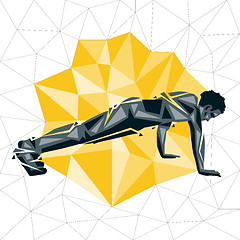 Image showing Geometric Crossfit concept