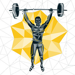 Image showing Geometric Crossfit concept