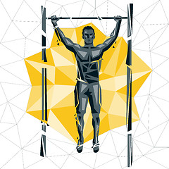 Image showing Geometric Crossfit concept