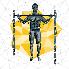 Image showing Geometric Crossfit concept