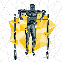 Image showing Geometric Crossfit concept