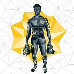 Image showing Geometric Crossfit concept