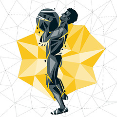 Image showing Geometric Crossfit concept