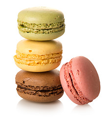 Image showing Sweet french macarons