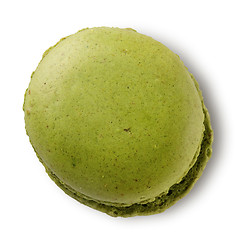 Image showing Green pistachio macaron