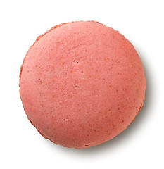 Image showing Red macaron isolated