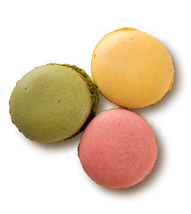 Image showing Caramel colored  macarons