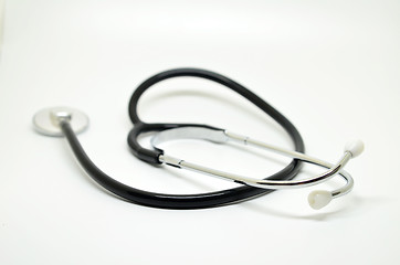 Image showing Medical stethoscope isolated