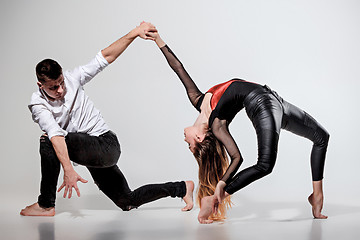 Image showing Two people dancing