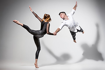 Image showing Two people dancing