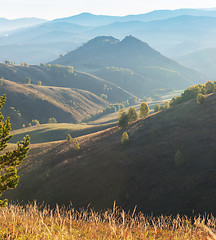 Image showing Beauty dawn in the mountains