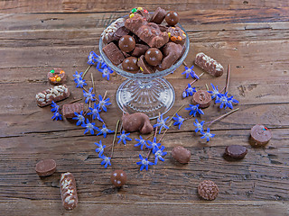 Image showing Chocolate cake stand