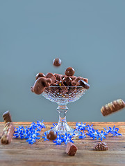 Image showing Chocolate cake stand