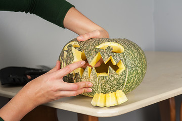 Image showing Preparing for halloween