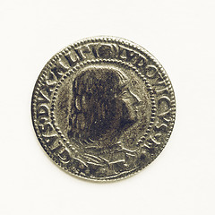 Image showing Vintage Old Roman coin