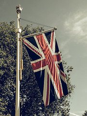 Image showing Vintage looking UK Flag