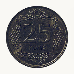 Image showing Vintage Turkish coin