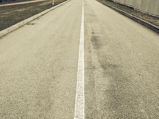 Image showing Vintage looking Road picture