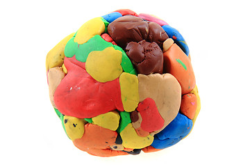 Image showing color plasticine sphere