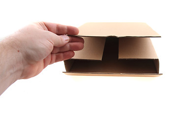 Image showing carton paper box isolated