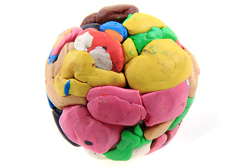 Image showing color plasticine sphere