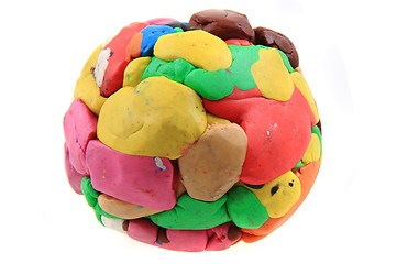 Image showing color plasticine sphere