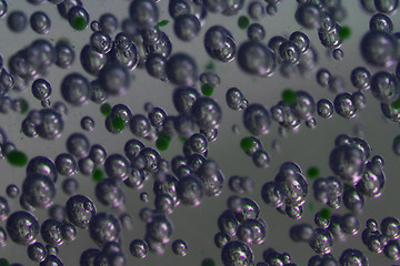 Image showing water oxygen bubbles texture