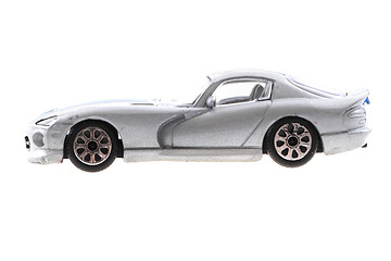 Image showing silver car toy 
