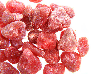 Image showing candied color strawberries
