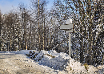 Image showing Road in Winter