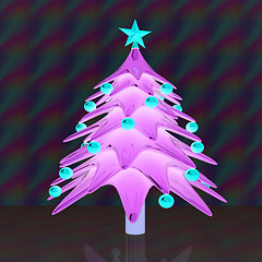 Image showing Christmas tree. 3d illustration