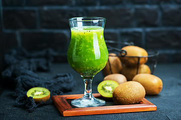 Image showing kiwi smoothie