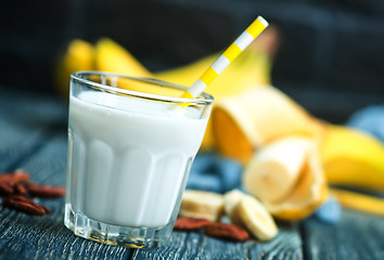 Image showing banana yogurt