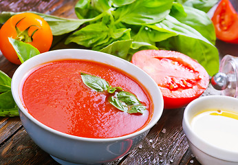 Image showing tomato soup