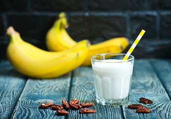 Image showing banana yogurt