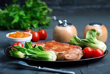 Image showing fried steak