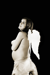 Image showing Pregnant angel