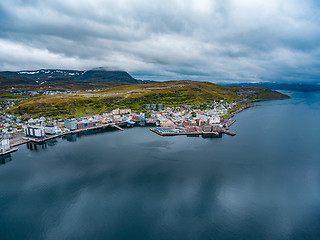 Image showing Hammerfest City, Finnmark, Norway