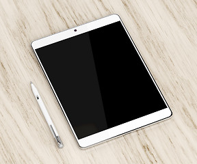 Image showing Tablet and pen 