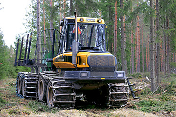 Image showing Ponsse Elk Forest Forwarder Close Up