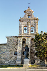 Image showing Statue of St. Teresa in Avila Spain